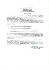 Draft Heritage Bye-Laws of Protected Monument “Chandra Ketu’s Fort, Barachampa (Berachampa), District – North 24 Parganas, West Bengal.