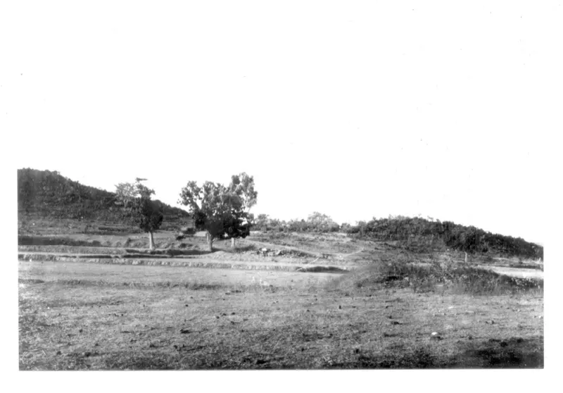 A temple site now represented only by a mound — photograph 1