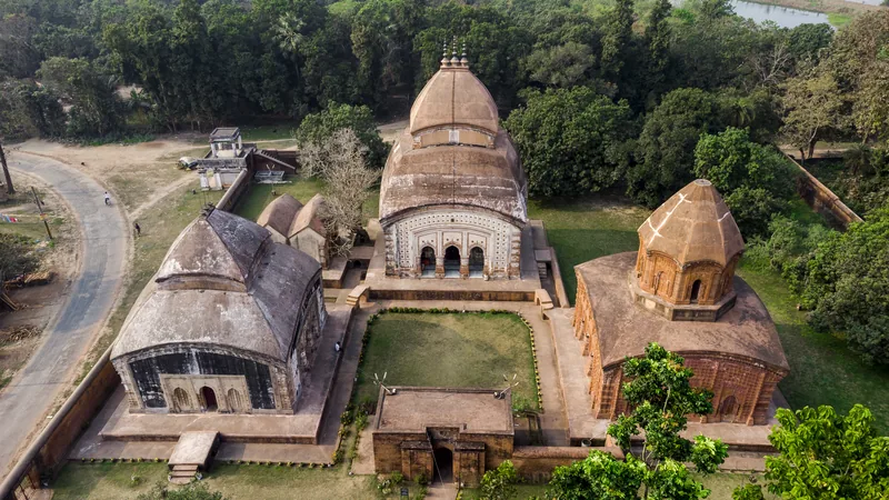 The group of temples known as Brindaban Chandra’s Math — photograph 3