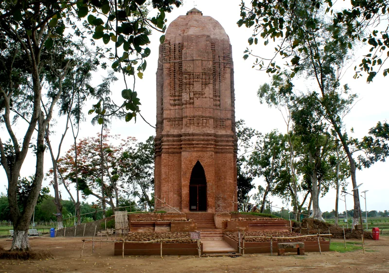 The temple at Jhater Deul — photograph 1