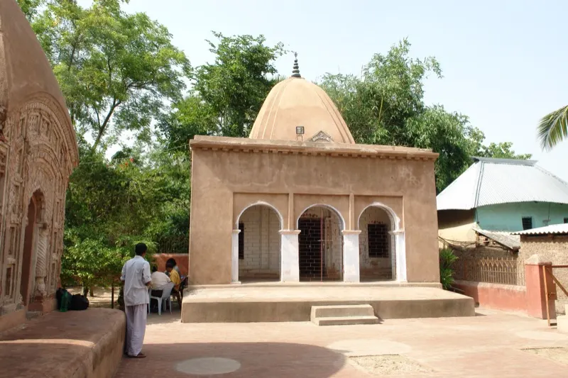 The temple of Basuli and the mound together with fourteen other temples near them containing the “Linga” image of Siva — photograph 3