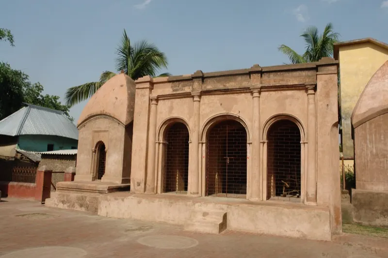 The temple of Basuli and the mound together with fourteen other temples near them containing the “Linga” image of Siva — photograph 2